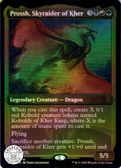 MTG Prossh, Skyraider of Kher (Etched) (530) | NM Foil | Commander Legends (CMR) - Image 1