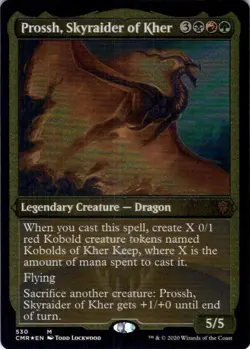 MTG Prossh, Skyraider of Kher (Etched) (530) | NM Foil | Commander Legends (CMR) - Image 2