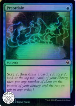 MTG Preordain (84) | NM Foil | Commander Legends (CMR) - Image 1
