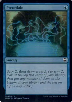 MTG Preordain (84) | NM Foil | Commander Legends (CMR) - Image 2