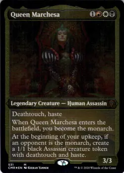 MTG Queen Marchesa (Foil Etched) (531) | NM Foil | Commander Legends (CMR) - Image 2