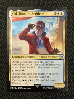 MTG Cid, Timeless Artificer 0419 FINAL FANTASY Non Foil NM - Image 1