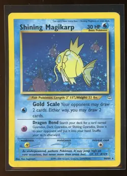 2002 Pokemon Neo Revelation Shining Magikarp 66/64 Holo Foil Shiny Unlimited - Image 1