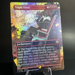 Triple Triad (Borderless) -Foil Near Mint MTG Universes Beyond: FINAL FANTASY - Image 2