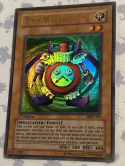 Time Wizard MRD-065 1st edition YuGiOh Metal Raiders    - Image 1