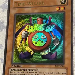 Time Wizard MRD-065 1st edition YuGiOh Metal Raiders    - Image 2