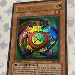 Time Wizard MRD-065 1st edition YuGiOh Metal Raiders    - Image 3