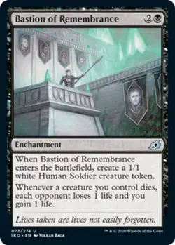 MTG - Bastion of Remembrance - Ikoria: Lair of Behemoths - NM, English Magic FLA - Image 2