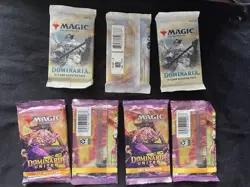 Magic the Gathering Dominaria X3, Dominaria United Set X4 Boosters Sealed h - Image 1