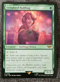 Delighted Halfling: the Lord of the Rings: Tales of Middle-Earth Regular - Image 1