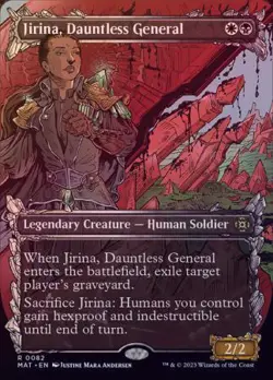 MTG MOM Aftermath - Jirina, Dauntless General (Showcase Foil) - Image 1