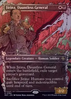 MTG MOM Aftermath - Jirina, Dauntless General (Showcase Foil) - Image 2