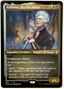 MTG Astarion The Decadent Foil Etched Commander Legends Baldur's Gate 524 NM - Image 3