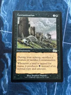 NM Contamination Urza's Saga Mtg Magic the Gathering - Image 1
