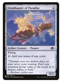MTG Ornithopter of Paradise (Regular) Near Mint - The List Reprints - Image 1