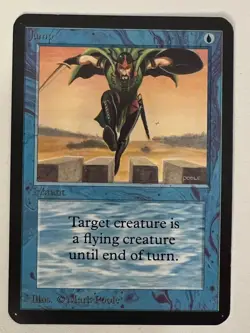 Magic the Gathering MTG Alpha Jump NM (Beta Bob) - Image 1