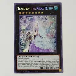 Teardrop the Rikka Queen - SESL-EN022 - NM - Secret Rare - 1st ed - Yugioh - Image 1