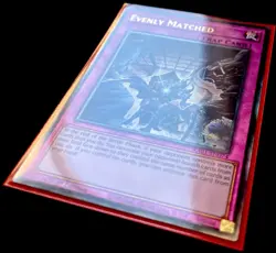 Evenly Matched Ultimate Rare 1st Edition Mint Yu-Gi-Oh! Card [RA01-EN074] - Image 2