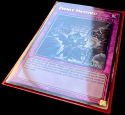 Evenly Matched Ultimate Rare 1st Edition Mint Yu-Gi-Oh! Card [RA01-EN074] - Image 4