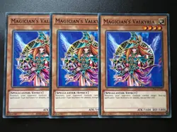 3x Magician's Valkyria LDK2-ENY17 Common Unlimited PLAYSET Near Mint Yugioh - Image 3