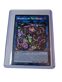 Yugioh Scareclaw Tri-Heart MP23-EN088 Prismatic Secret Rare NM 1ST EDITION🔥 - Image 1