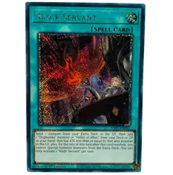 YUGIOH Nadir Servant RA01-EN062 Platinum Secret Rare Card 1st Edition NM - Image 2
