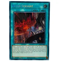 YUGIOH Nadir Servant RA01-EN062 Secret Rare Card 1st Edition NM - Image 1
