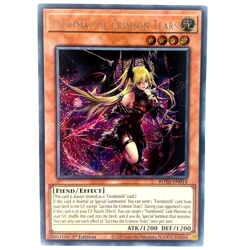 YUGIOH Lacrima the Crimson Tears ROTA-EN014 Secret Rare Card 1st Edition NM - Image 2