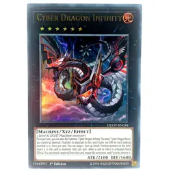 YUGIOH Cyber Dragon Infinity DUOV-EN059 Ultra Rare Card 1st Edition NM - Image 1