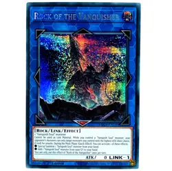 YUGIOH Rock of the Vanquisher MP24-EN141 Prismatic Secret Rare Card NM - Image 1