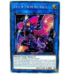 YUGIOH Evil Twin Ki-Sikil BLCR-EN096 Secret Rare Card 1st Edition LP - Image 2