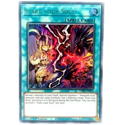 YUGIOH Stake Your Soul! WISU-EN023 Ultra Rare Card 1st Edition NM - Image 1