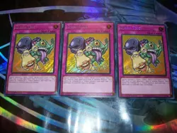 3x Ojama Trio 1st Edition Secret Rare BLMM-EN010 Yu-Gi-Oh! - Image 1