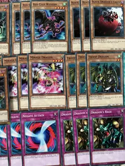 YuGiOh Red-Eyes Black Dragon Deck & Secret Rare Collection with Free Game Mat - Image 4