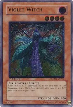 1x (LP) Violet Witch - CRMS-EN097 - Ultimate Rare - Unlimited Edition  YuGiOh - Image 2