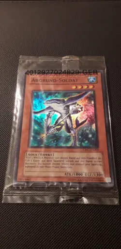 Yu-Gi-Oh! Abgrund Soldier, CMC-DE001, Super Rare, 2nd Edition, German, original packaging, nm-m - Image 7