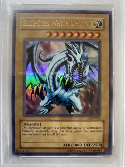 Yu-GI-Oh! - PSA 10 LOB-001 Blue Eyes White Dragon - 2002 MINT - Image 3