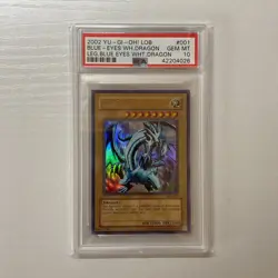 Yu-GI-Oh! - PSA 10 LOB-001 Blue Eyes White Dragon - 2002 MINT - Image 8
