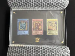 YUGIOH Stainless Steel Egyptian God Card Set Manga Art ENGLISH LIMITED Edition - Image 2