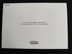 YUGIOH Stainless Steel Egyptian God Card Set Manga Art ENGLISH LIMITED Edition - Image 5