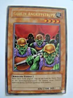 N12 Yugioh Goblin ATTACK SQUAD WARRIOR Effect COLLECTING CARD PSV-G094 - Image 1