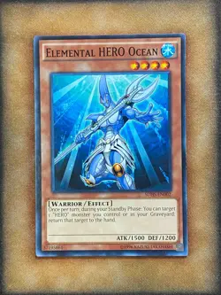 Yugioh Elemental HERO Ocean SDHS-EN002 Common NM - Image 2