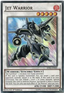 Jet Warrior SDSE-EN041 Ultra Rare Yu-Gi-Oh Card 1st Edition New - Image 4