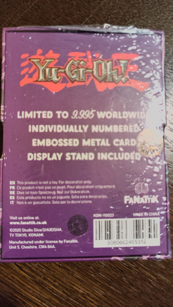 Yu-Gi-Oh! Dark Magician Limited Edition Metal Card Limited 9999 Copies - Image 13