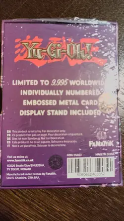 Yu-Gi-Oh! Dark Magician Limited Edition Metal Card Limited 9999 Copies - Image 5
