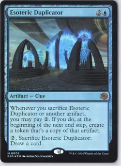 Esoteric Duplicator Outlaws of Thunder Junction: the Big Score Foil - NM #5 MTG - Image 1