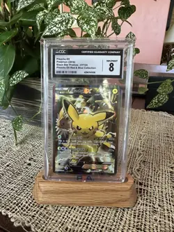 PokÃ©mon Pikachu EX Full Art XY124 Promo Card 2016 CGC 8 - Image 1