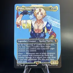 Tidus, Yuna's Guardian (Borderless) Commander: Final Fantasy Regular MTG 0205 - Image 1