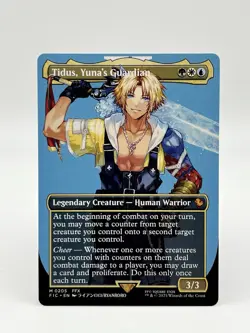 Tidus, Yuna's Guardian (Borderless) Commander: Final Fantasy Regular MTG 0205 - Image 1