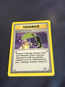 Erika's Kindness 103/132 Gym Challenge Regular vintage PokÃ©mon card Lp  - Image 12